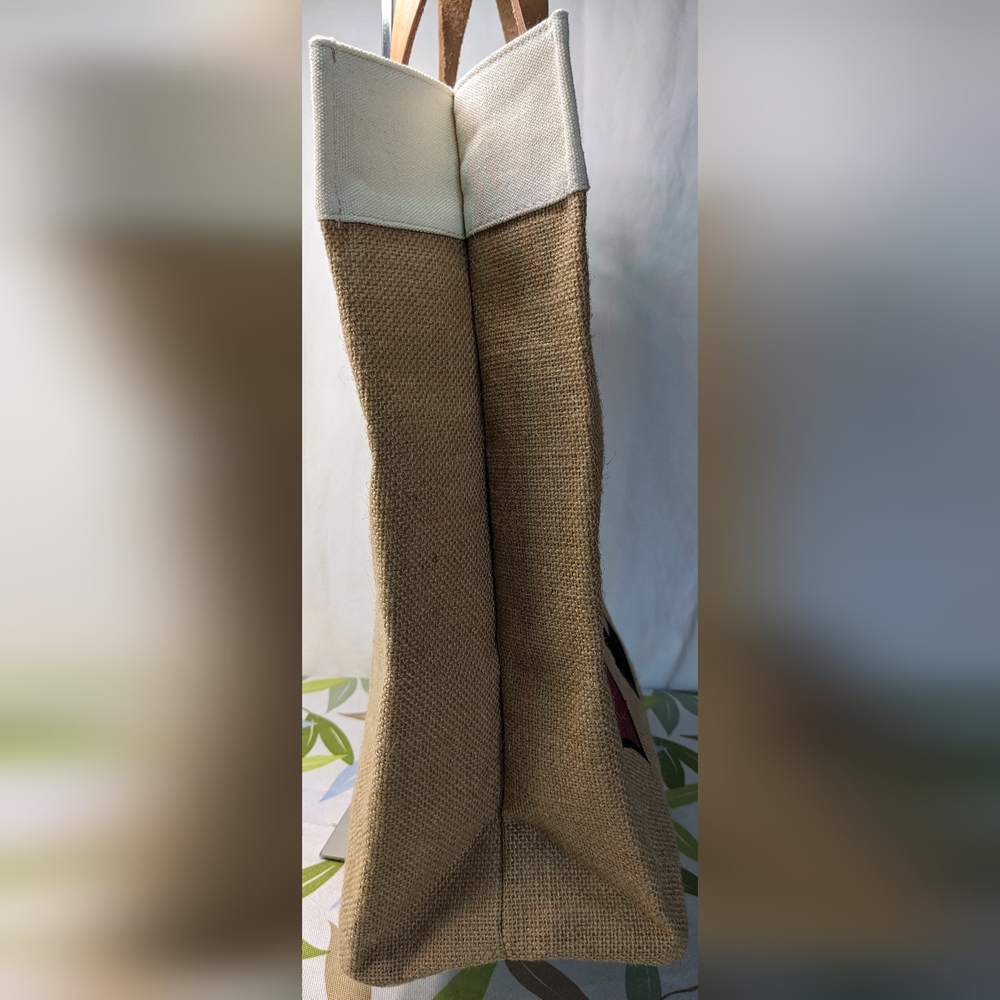 Brighton Love The Earth, Earth Day Woven Tote W/ Leather Trim 🌎 - Picture 7 of 12